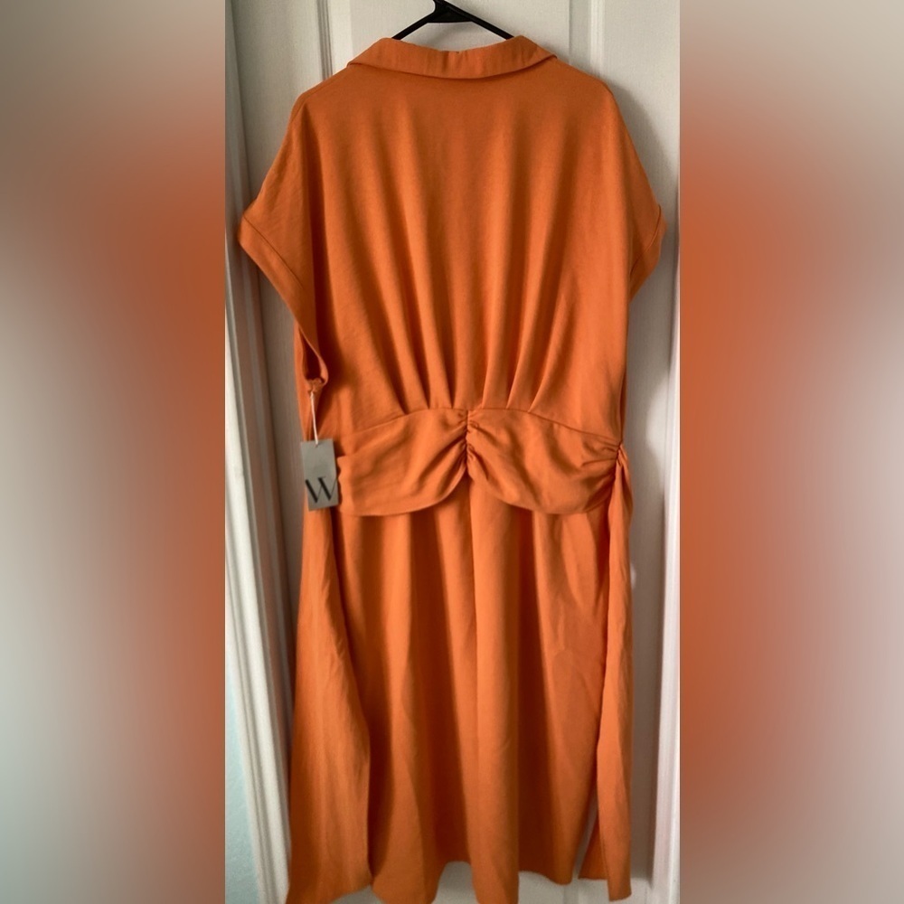 Women’s Worthington cap sleeve button down dressss size-XXL - Picture 5 of 6